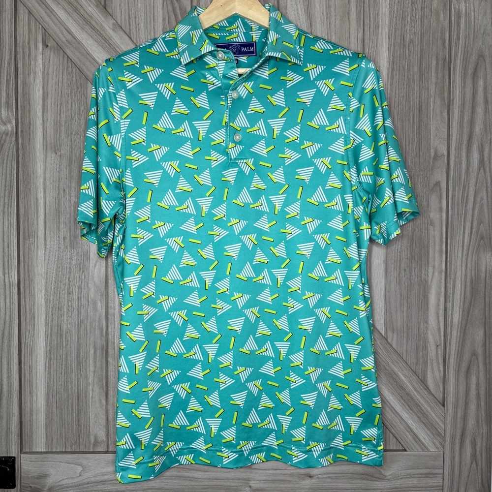 USA Palm Brio Silky Soft Golf Polo Shirt | Mens Small